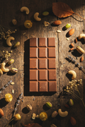 Golden Harvest — Cashew, Pistachio & Almond Milk Chocolate Bar